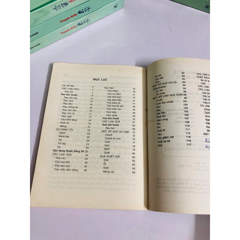 RAU HOA QUẢ CHỮA BỆNH  - 160 trang, nxb: 2003 540892