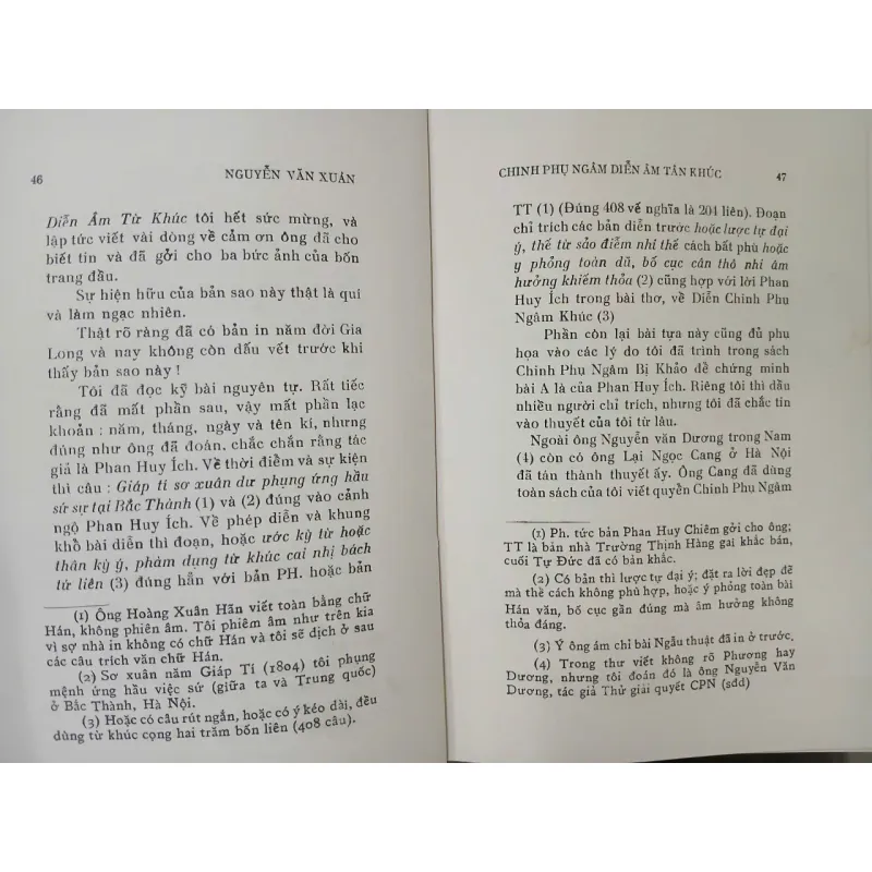 CHINH PHỤ NGÂM DIỄN ÂM TÂN KHÚC CỦA PHAN HUY ÍCH - Nguyễn Văn Xuân 703662