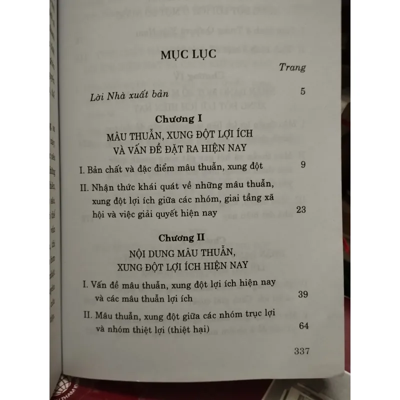 Bàn về mâu thuẫn xung đột lợi ích 926964