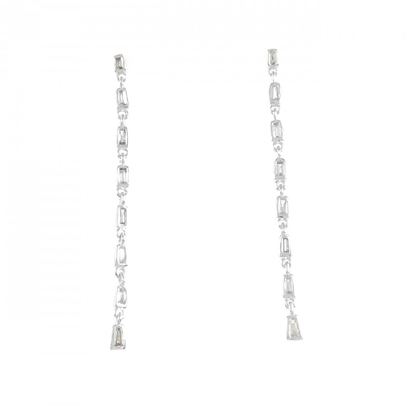 K18WG Bông tai kim cương 0.22CT - Hàng hiệu Authentic 872835