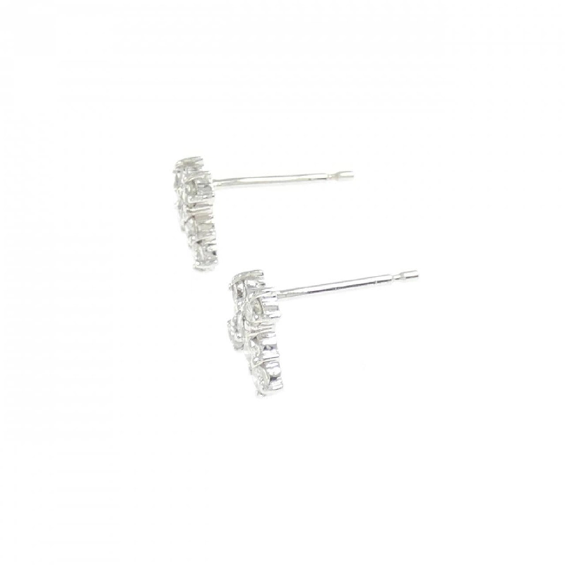 K18WG Bông tai kim cương chéo 0.24CT - Hàng hiệu Chính hãng 870715