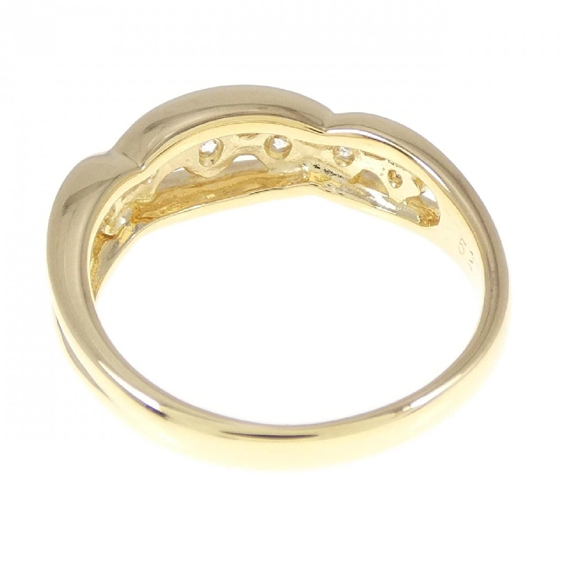 Nhẫn kim cương K18YG 0.52CT 673653