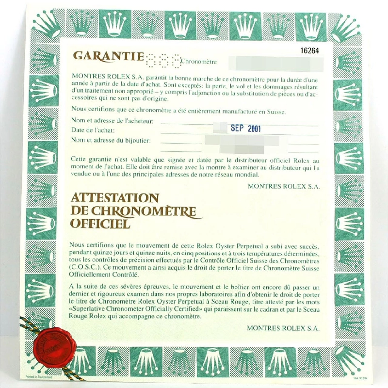 Đồng hồ Rolex Thunderbird 16264･3 SSxWG tự động K số - Hàng hiệu chính hãng 881839