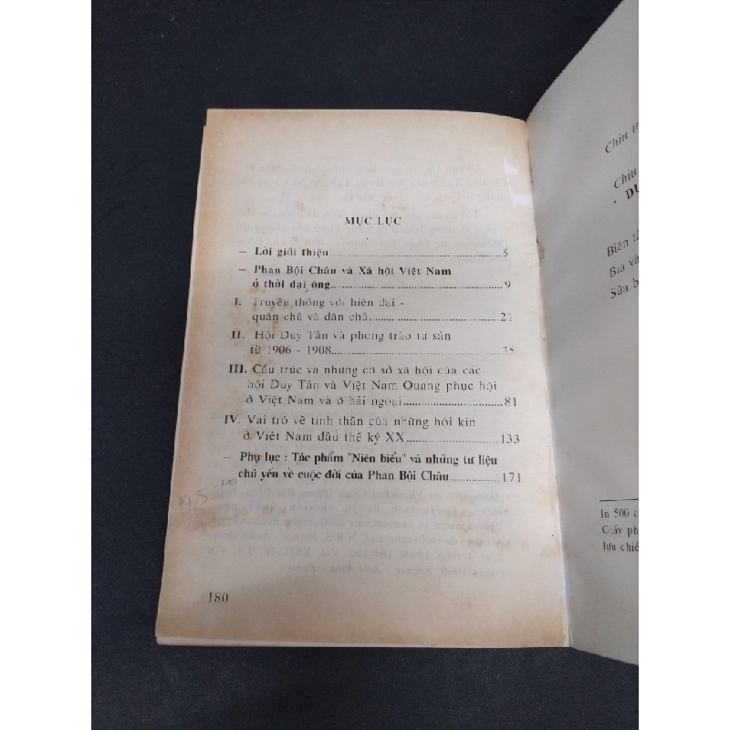Phan Bội Châu và xã hội Việt Nam ở thời đại ông mới 80% bẩn bìa, ố vàng 1998 HCM2110 G.Boudarel LỊCH SỬ - CHÍNH TRỊ - TRIẾT HỌC 307759