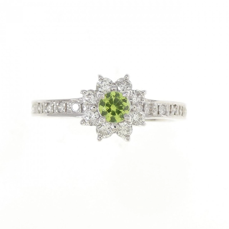 Nhẫn Đá Garnet Demantoid K18WG 0.11CT - Hàng hiệu Chính hãng 855101