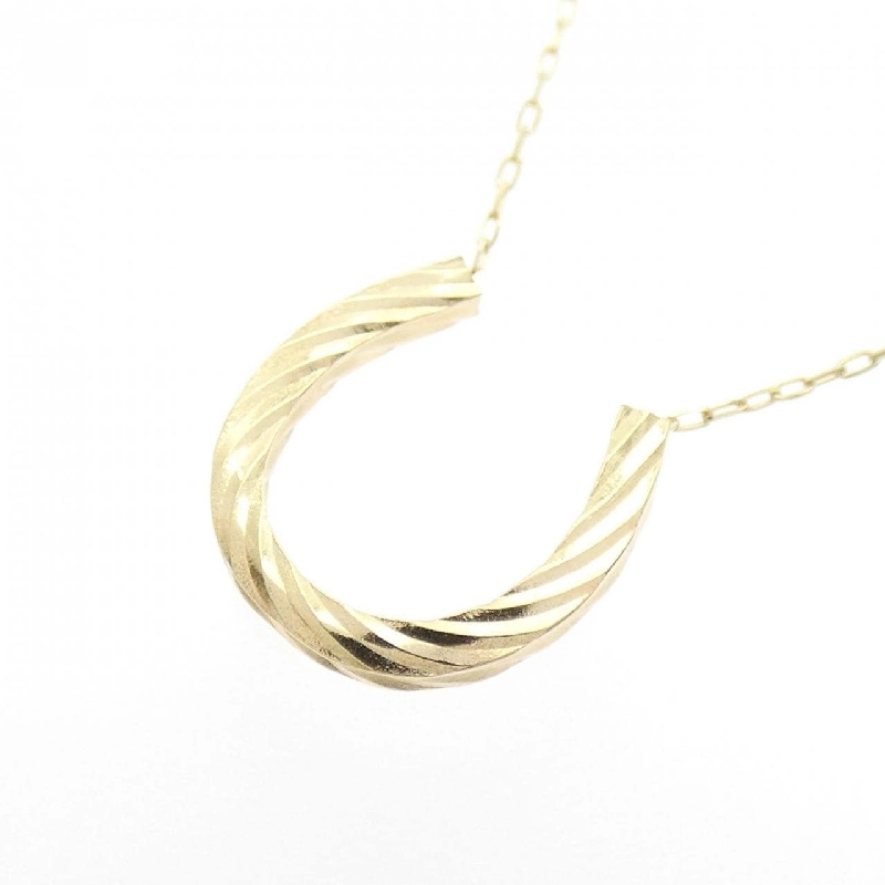 K18YG Dây chuyền hình móng ngựa - Hàng hiệu Authentic 856920