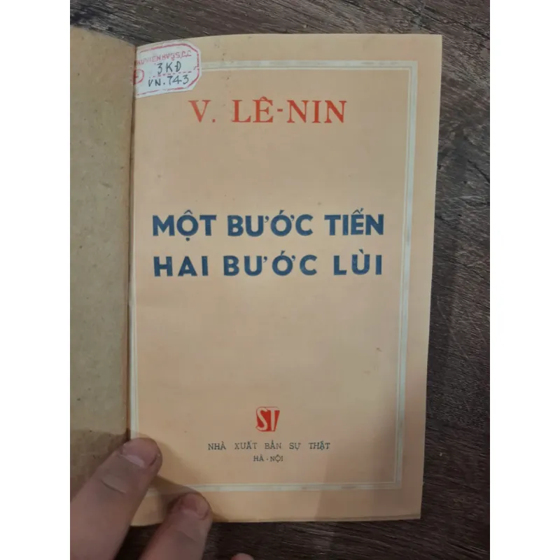 Một bước tiến hai bước lùi - V. Lê-nin - Chính trị/Lý luận 728690