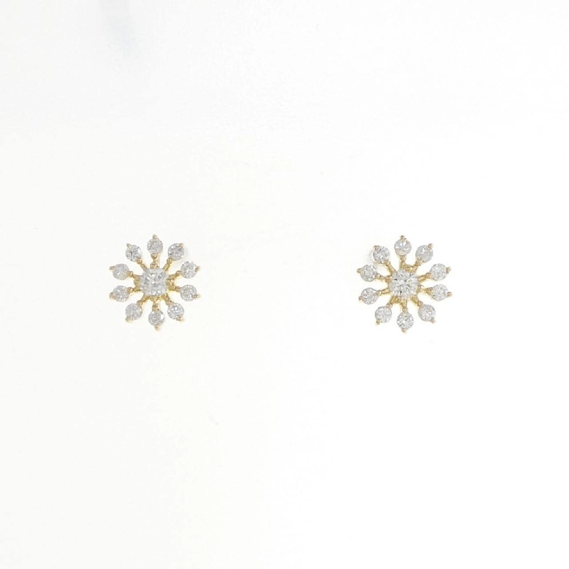 K18YG Bông tai kim cương 0.30CT - Hàng hiệu Chính hãng 871175