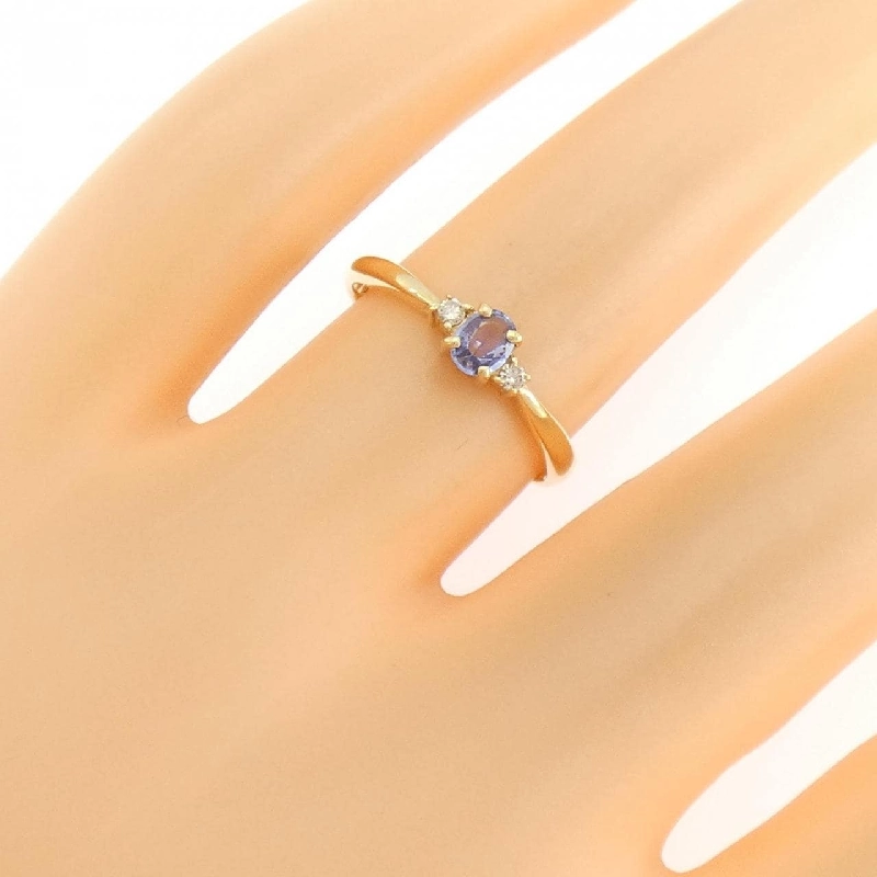 Nhẫn Sapphire K18YG - Hàng hiệu Chính hãng 851999