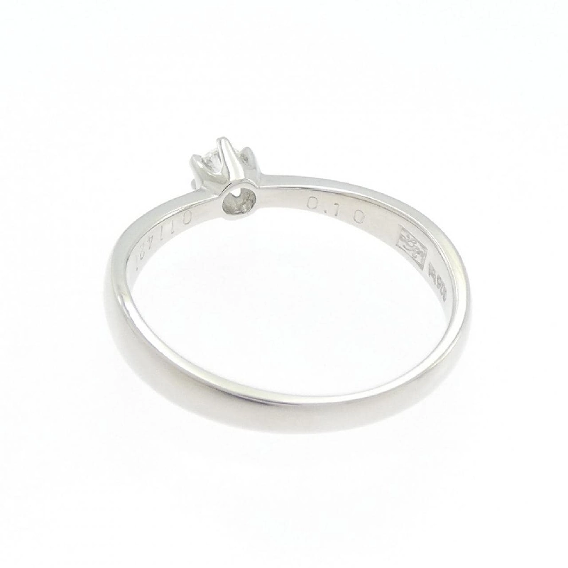 Nhẫn kim cương Solitaire PT900 0.10CT - Hàng hiệu Authentic 850547