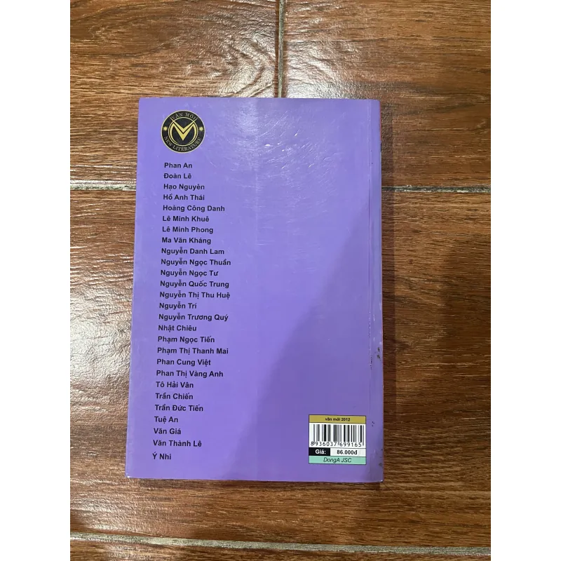 Văn mới 2011-2012 - Tuyển văn xuôi của tác giả mới và tác giả đang được mếm mộ (6) 930895