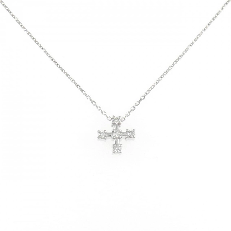 750WG/K18WG Dây chuyền kim cương - Hàng hiệu Authentic 857033