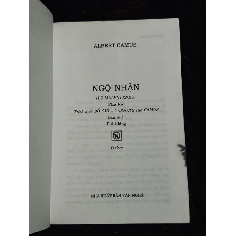 Ngộ nhận - Albert Camus 932487