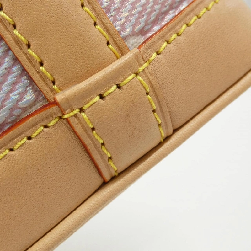 Túi xách vai Louis Vuitton Monogram Laminated Jacquard Nano Noé M82427 611895