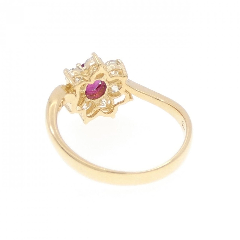 Nhẫn ruby K18YG 0.45CT 668188