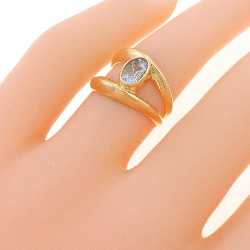 Nhẫn Blue Topaz K18YG 670539