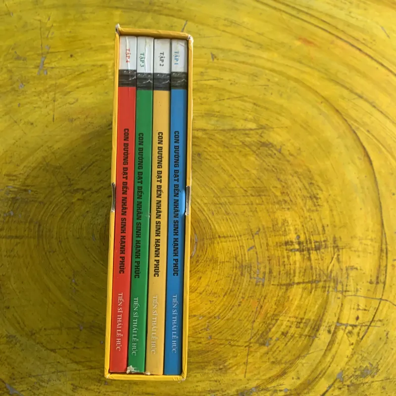  BOXSET CON ĐƯỜNG ĐẠT ĐẾN NHÂN SINH HẠNH PHÚC 4 tập - tiến sĩ thái lễ húc 991320