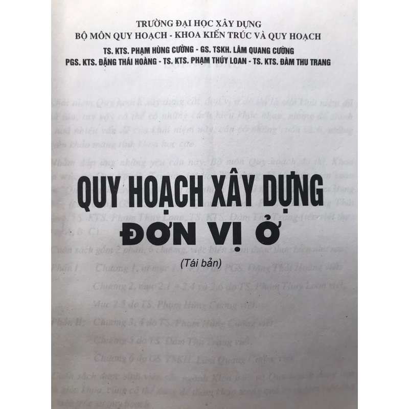 QUY HOẠCH XÂY DỰNG ĐƠN VỊ Ở(Nhà ở dân cư) 465849