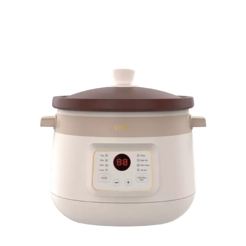 Nồi kho hầm đa năng UNIE USC308 dung tích 3L, lòng nồi gốm tử sa, 8 chức năng kho hầm 593129