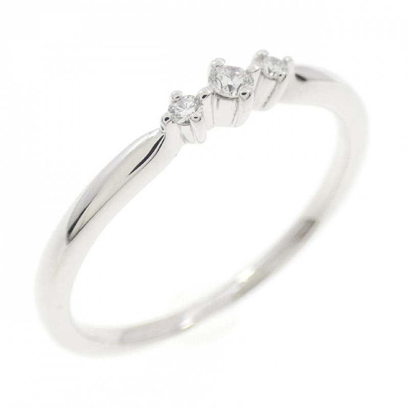 Nhẫn kim cương ba viên K18WG 0.05CT - Hàng hiệu Authentic 851147