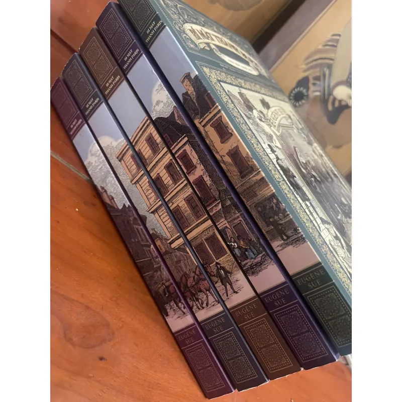 Bí mật thành Paris Eugene Sue Bộ 5 quyển đầy đủ post card 956972