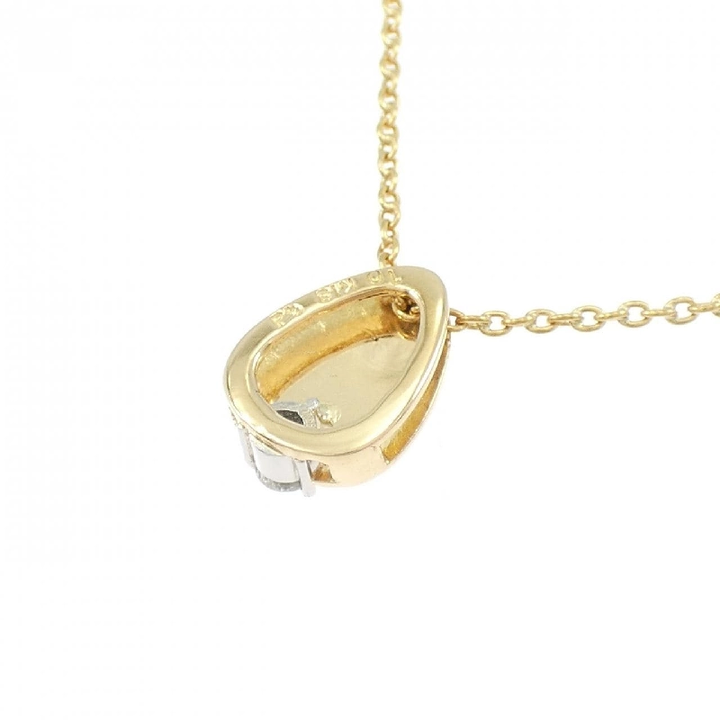 K18YG/PT Dây chuyền kim cương 0.10CT - Hàng hiệu Chính hãng 858414