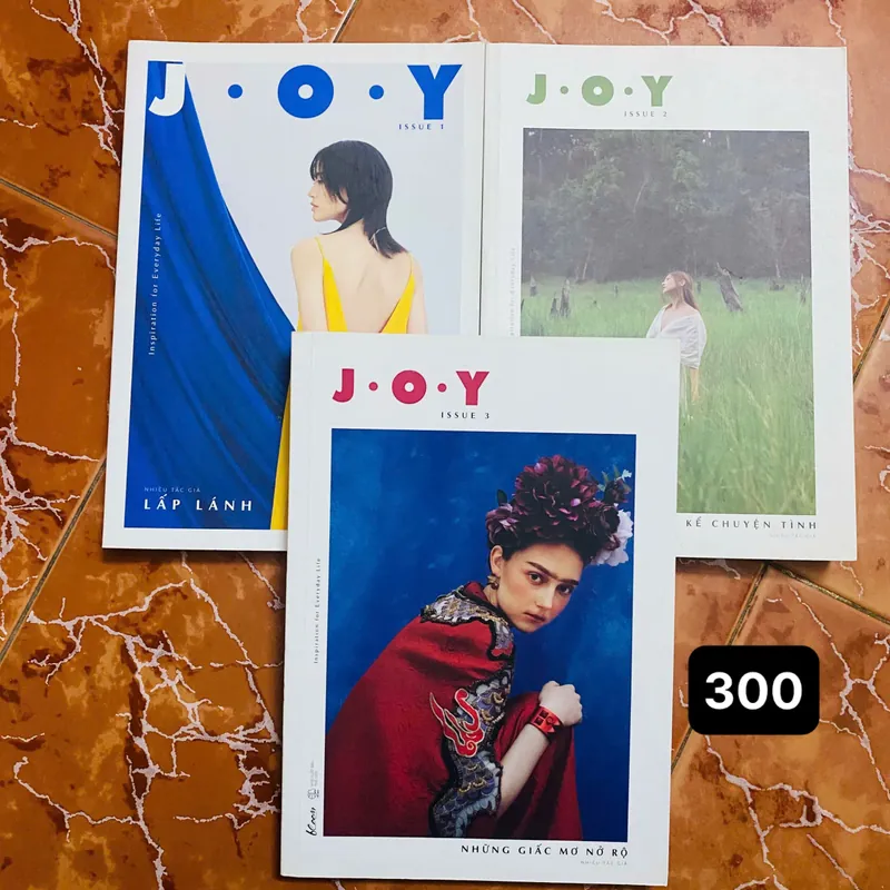 Combo 3 quyển -J.O.Y-Issue 1,2,3-Lấp Lánh,Người Kể Chuyện Tình,Những Giấc Mơ Nở Rộ#HATRA 707731