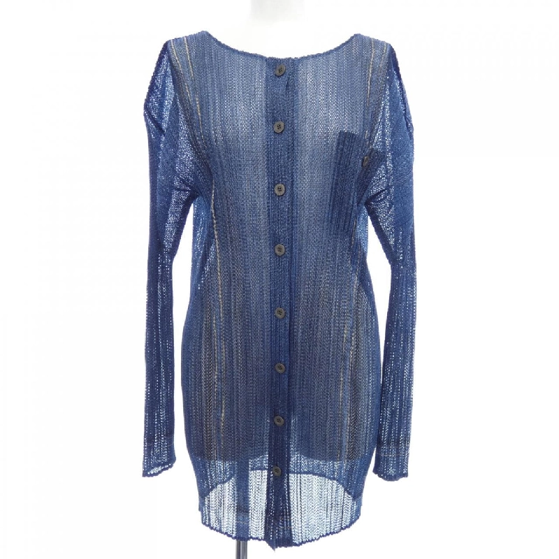 【Mã giảm giá】【Cổ điển】Áo cardigan PLEATS PLEASE 641026