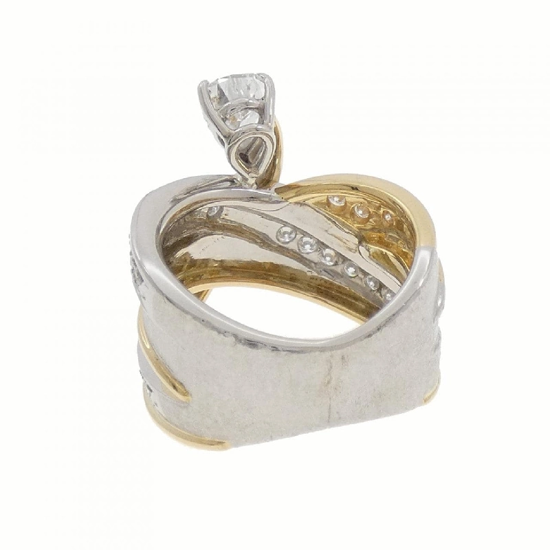 Nhẫn kim cương PT900/K18YG 0.73CT - Hàng hiệu Authentic 849672