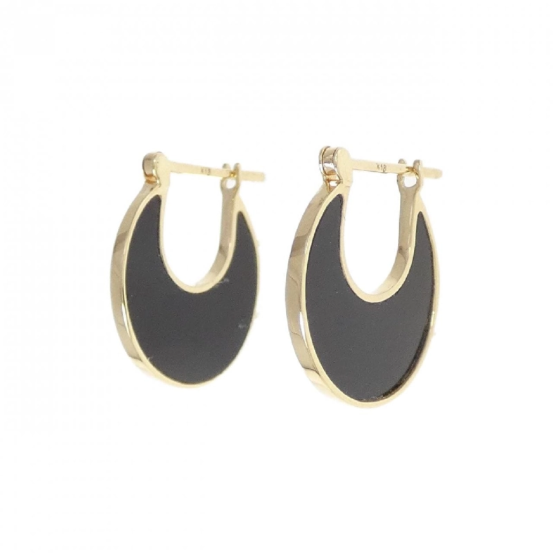 K18YG Onyx Bông tai - Hàng hiệu Chính hãng 870558