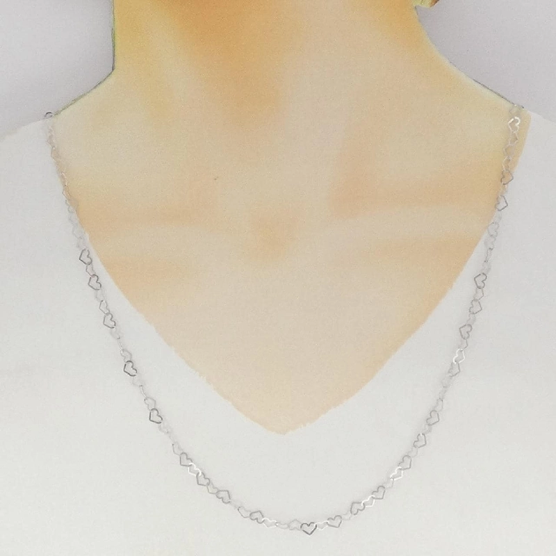 K18WG Dây chuyền hình trái tim - Hàng hiệu Chính hãng 869524