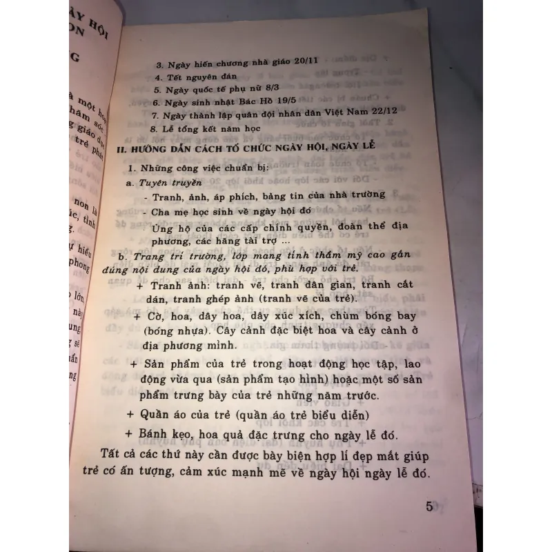 Hướng Dẫn Cách Tổ Chức Ngày Hội, Ngày Lễ Ở Trường Mầm Non 958040