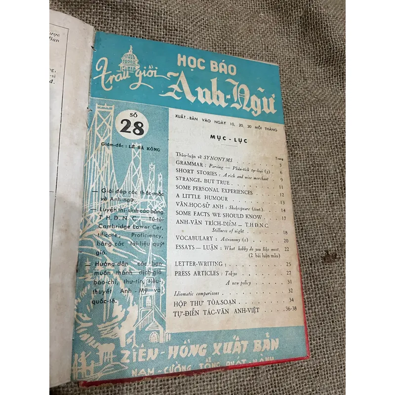 Học báo Anh Ngữ | Lê Bá Kông  | 10 số từ 21-30, chất lượng tốt 570475