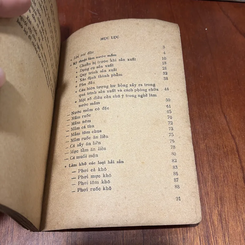 II Sách Xưa: Nghề Mắm Gia Truyền Và Chế Biến Một Số Hải Sản - Phạm Văn Vịnh - 1986 738201