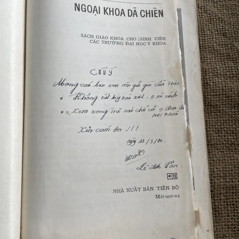 Ngoại khoa dã chiến - A.A VISNHEPXKI, M.I.SRAIBE -340 trang  932779
