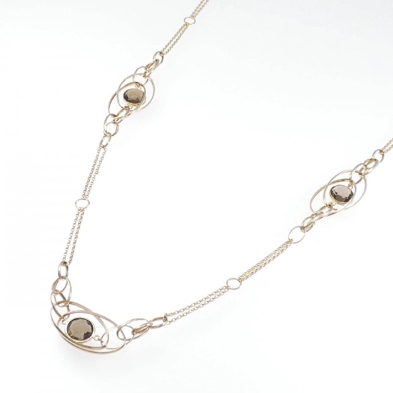 K18PG Đá quý khói Mặt dây chuyền - Hàng hiệu Authentic 848111