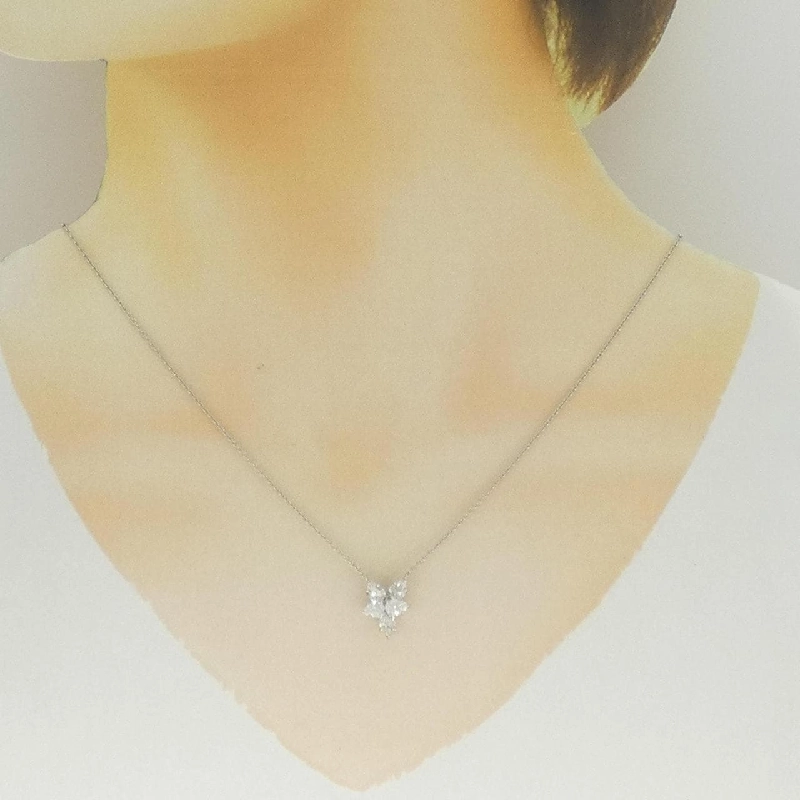 Hàng hiệu Harry Winston Winston Cluster Small Necklace - Hàng hiệu Authentic 841558