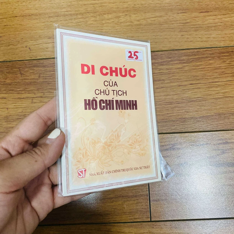 Di chúc của Chủ tịch Hồ Chí Minh-Tác giả: Hồ Chí Minh#HATRA 353198