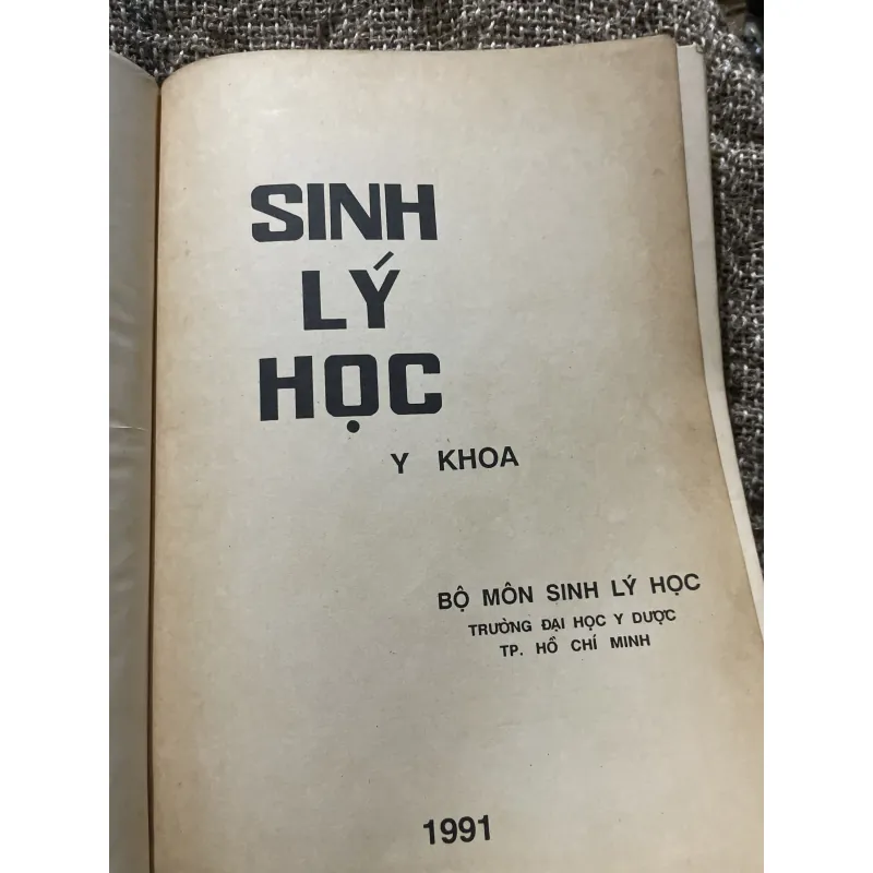 Sinh lý học y khoa , bộ môn Sinh lý học , hơn 300 trang khổ lớn  1009097