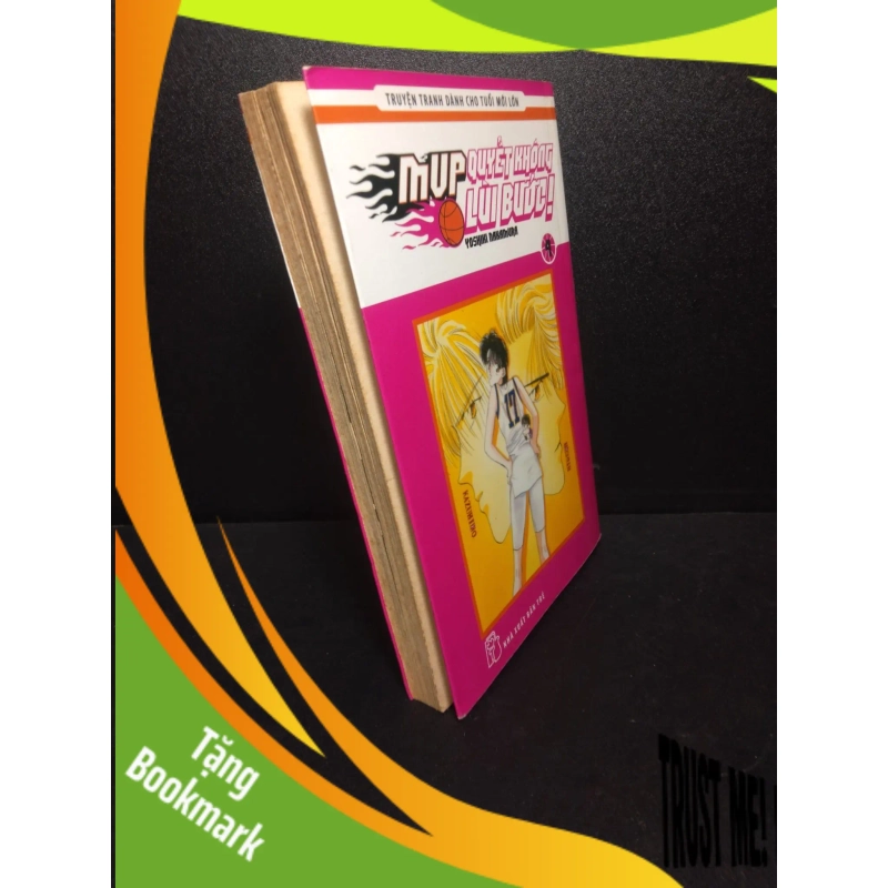 (TẶNG BOOKMARK) Mup quyết không lùi bước tập 4mới 70% ố vàng 2014 RBK0310 948285