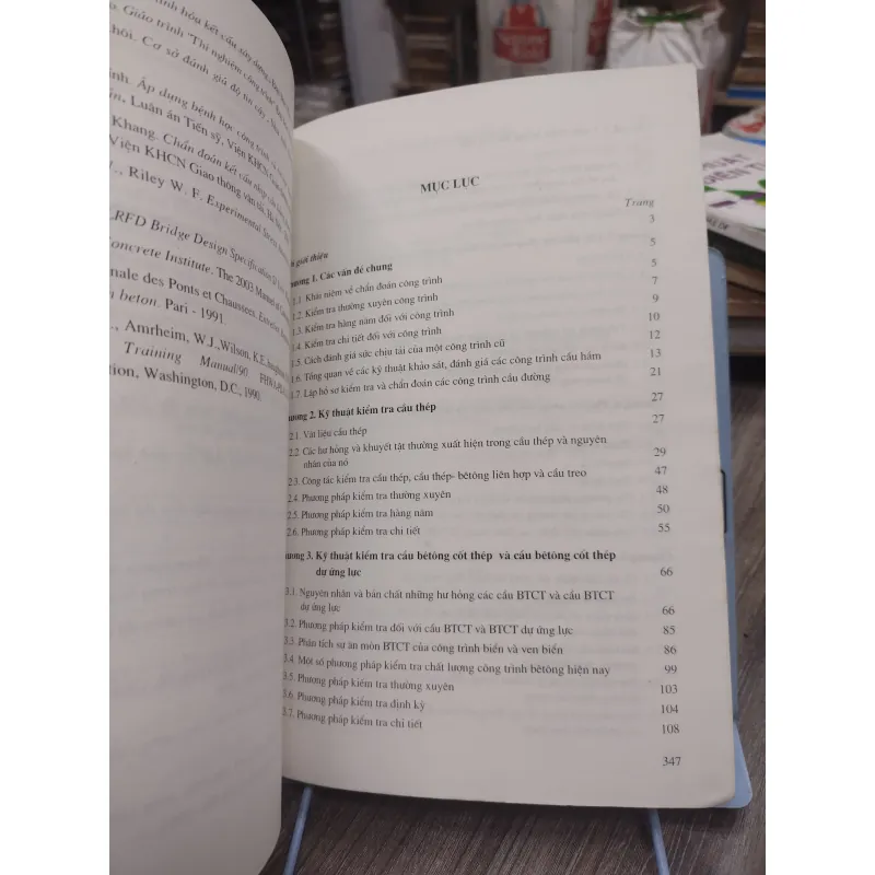 Sách: Chuẩn đoán công trình cầu - TG: Nguyễn Viết Trung (KT) 740497