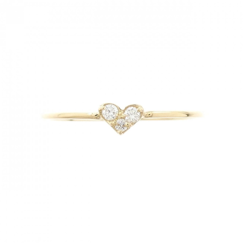 Nhẫn kim cương hình trái tim K18YG 0.05CT - Hàng hiệu chính hãng 851707