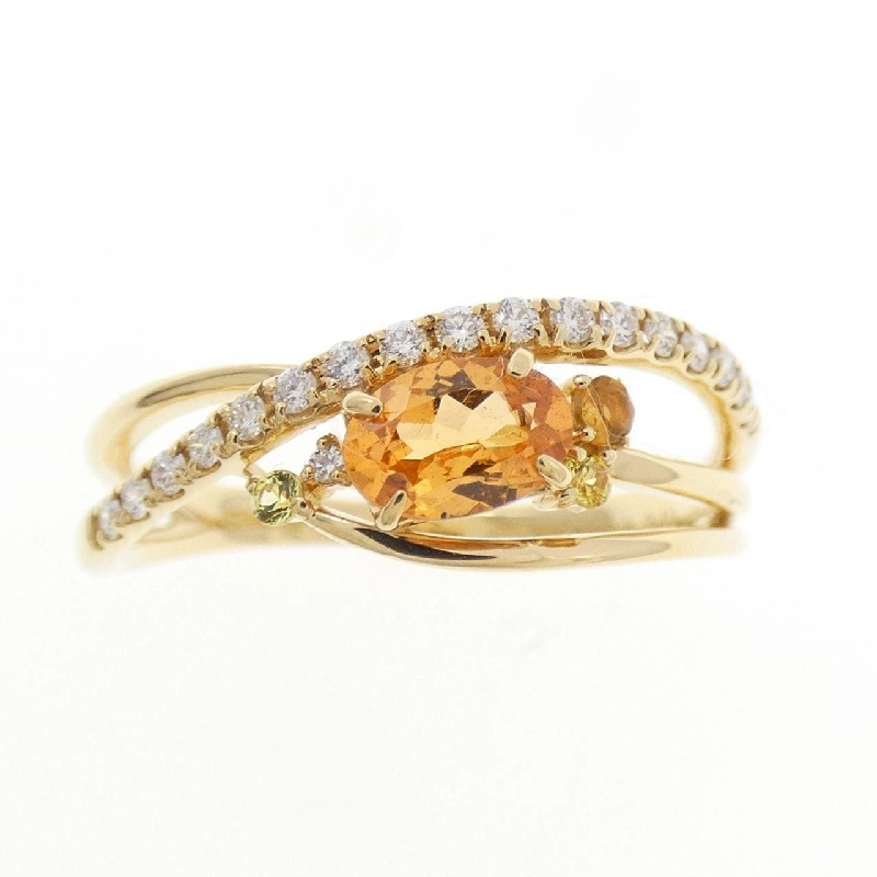 Nhẫn Garnet K18YG 0.593CT - Hàng hiệu Chính hãng 846592