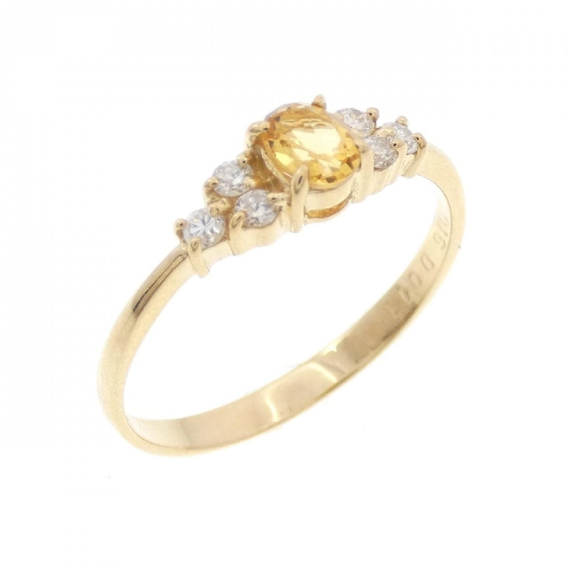 Nhẫn Citrine K18YG 0.16CT 672519