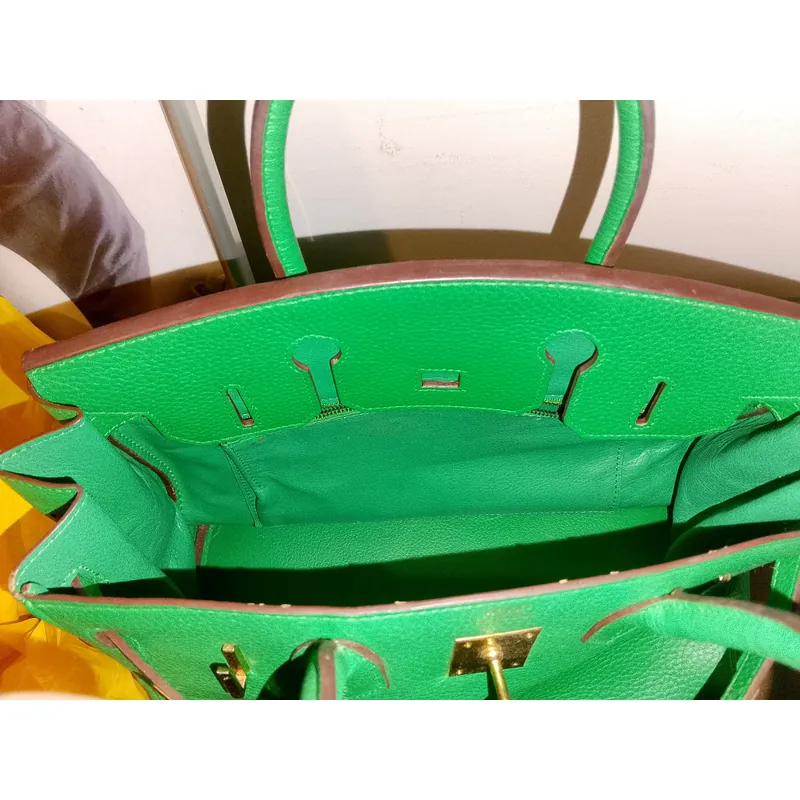 Túi xách Hermes da xanh lá cho nữ  598840