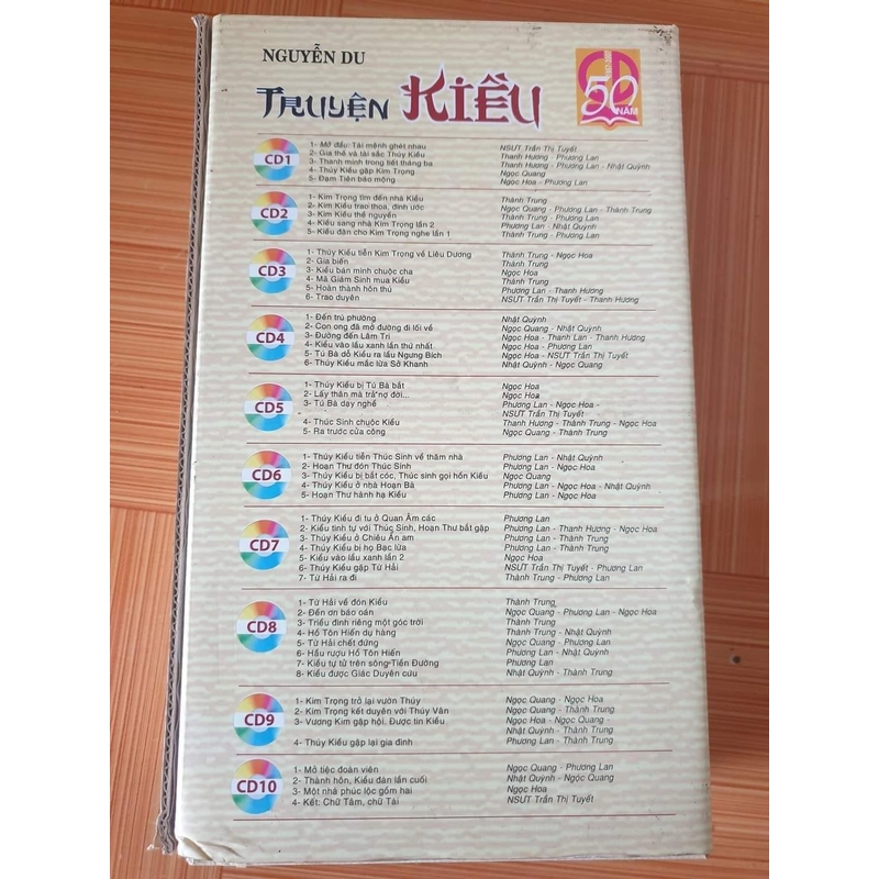 Truyện Kiều ngâm thơ
Với 10 CD dài 500 phút 201696