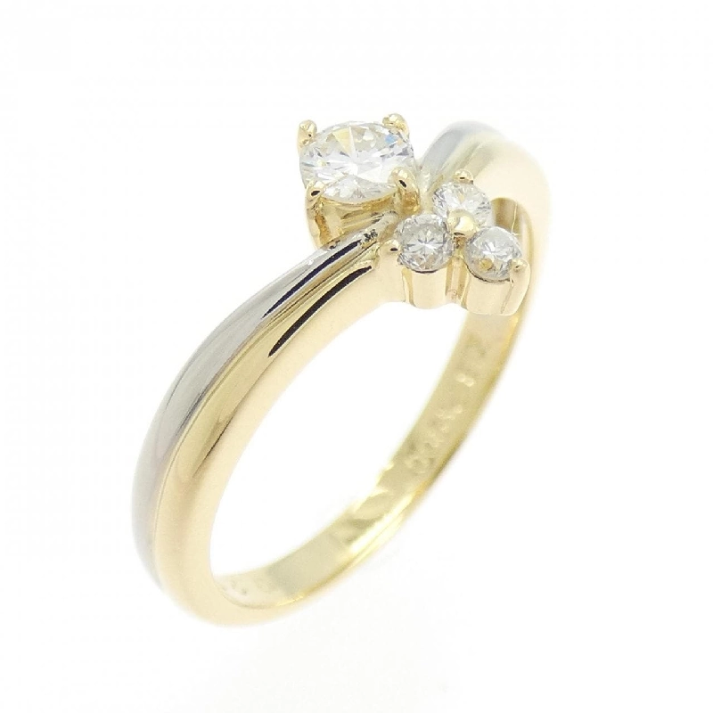 Nhẫn kim cương K18YG/PT900 0.20CT - Hàng hiệu Chính hãng 849773