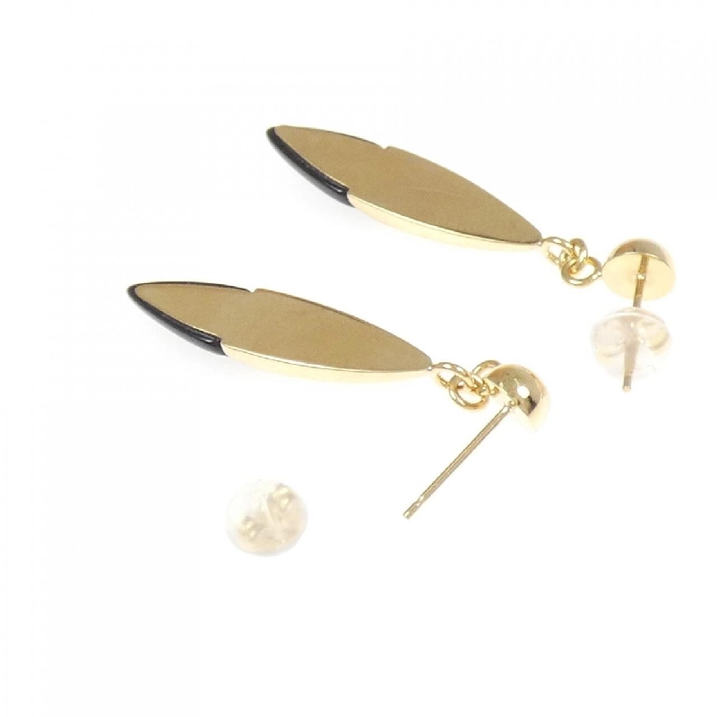 K18YG Onyx Bông tai - Hàng hiệu Chính hãng 872111