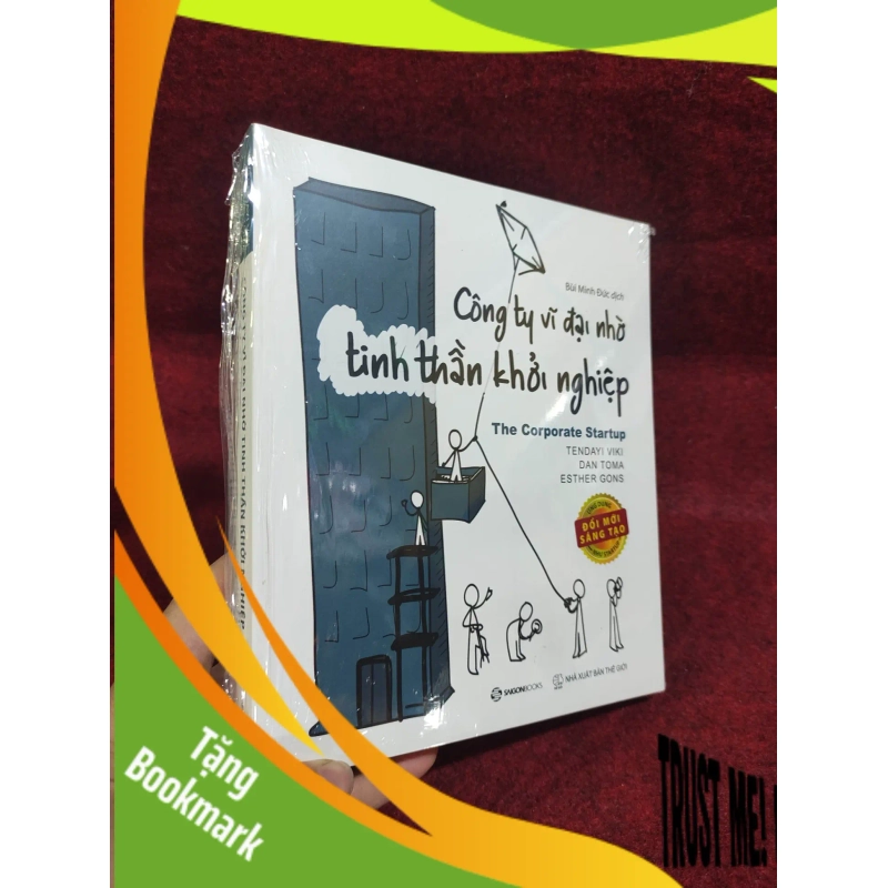 (TẶNG BOOKMARK) Công ty vĩ đại nhờ tinh thần khởi nghiệp mới 100% 942063