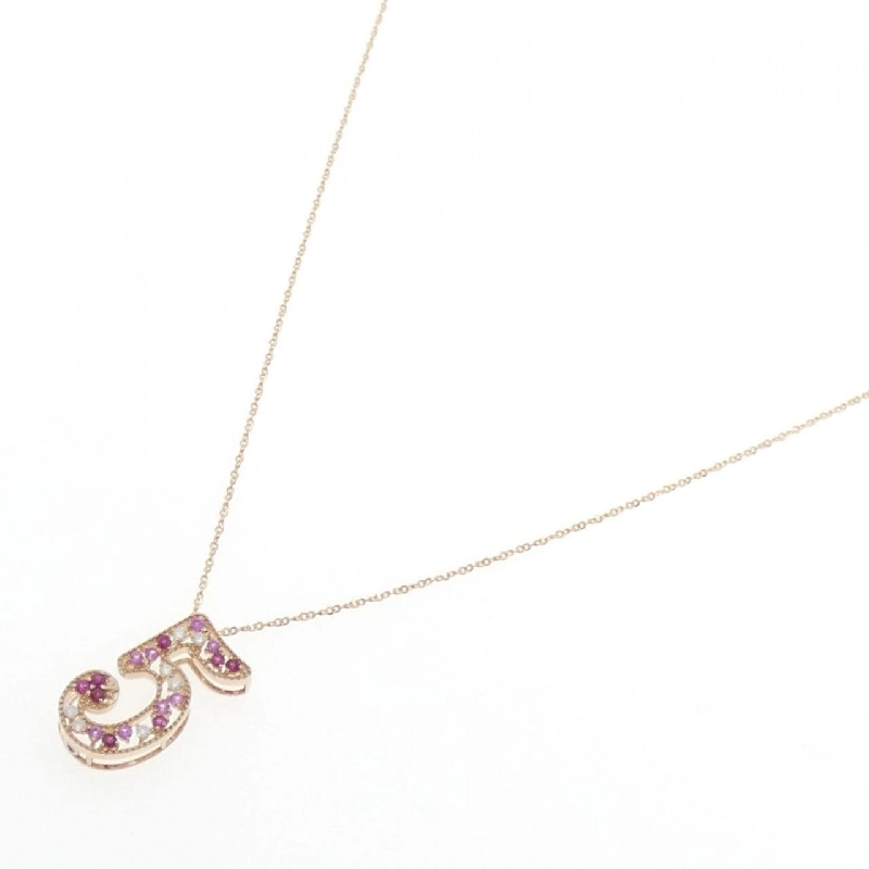 K18PG Số 5 Dây chuyền đá màu - Hàng hiệu Authentic 845549